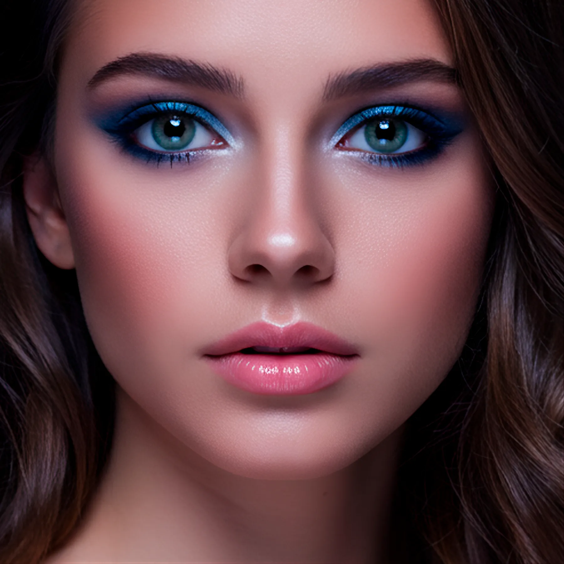 Antarctic Blue, lente de contacto